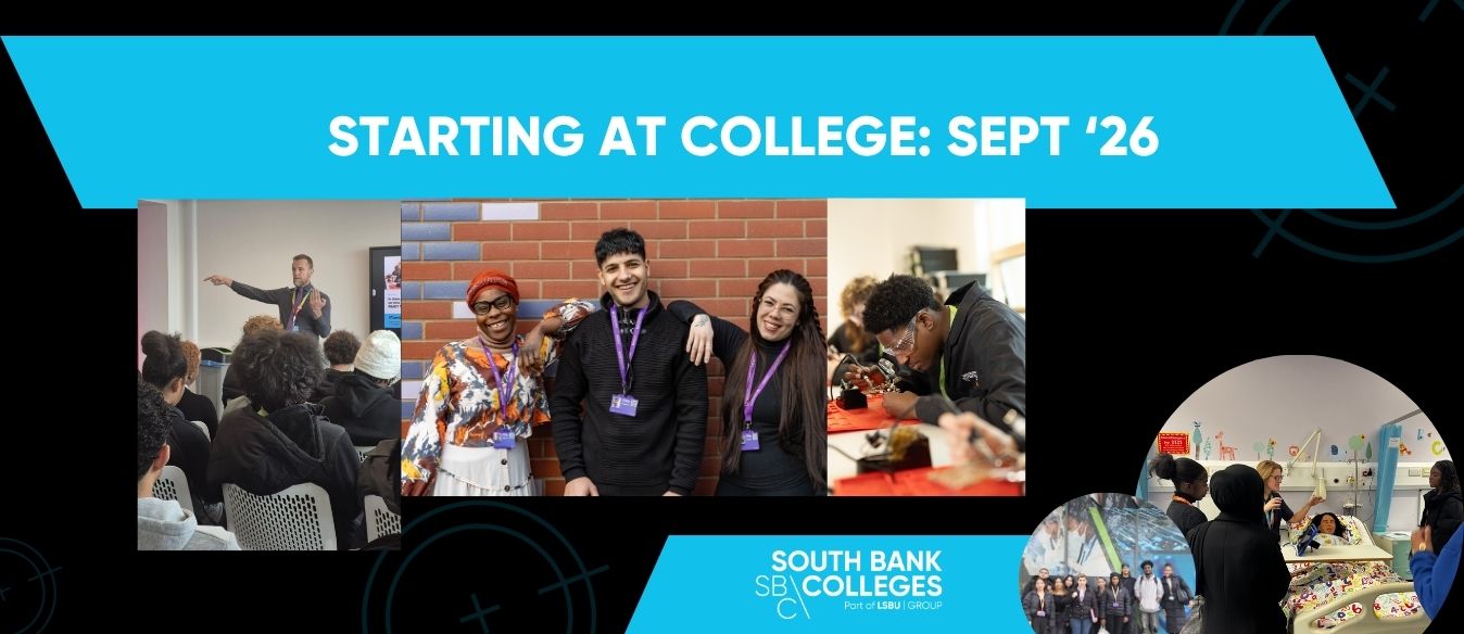 Starting at College for September 2026